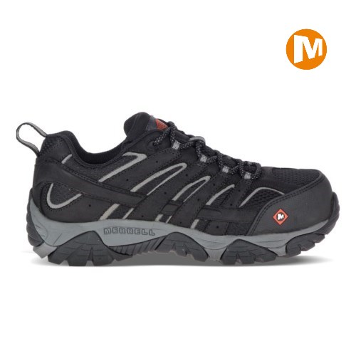 Merrell Moab Vertex Vent Comp Toe Sicherheitsschuhe Damen Schwarz [DE-YBCDJ]